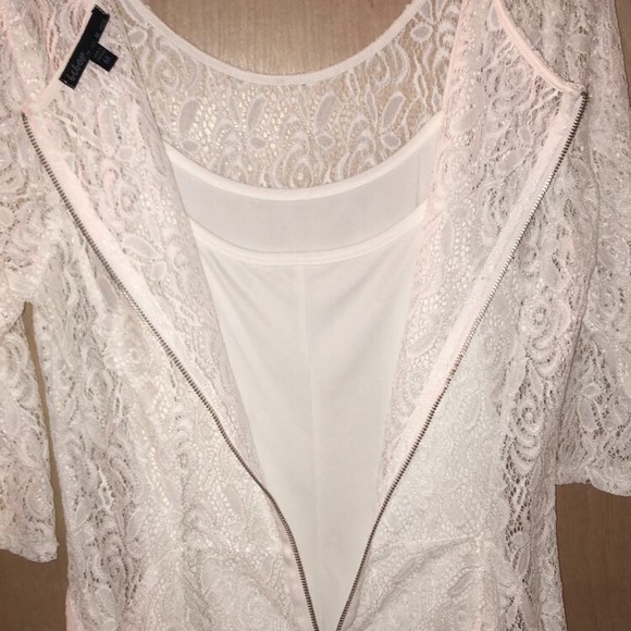 White Lace Dress - Picture 4 of 5